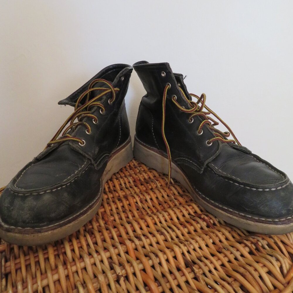 Red Wing Shoes | Size 9 | Womens Classic Moc Lace Up Black Shoes Boots 3373